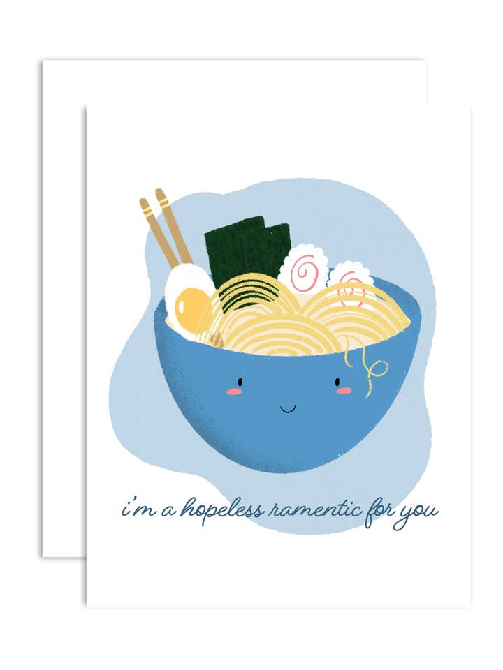 Hopeless Ramentic - Love Greeting Card for wholesale by peach & paperie