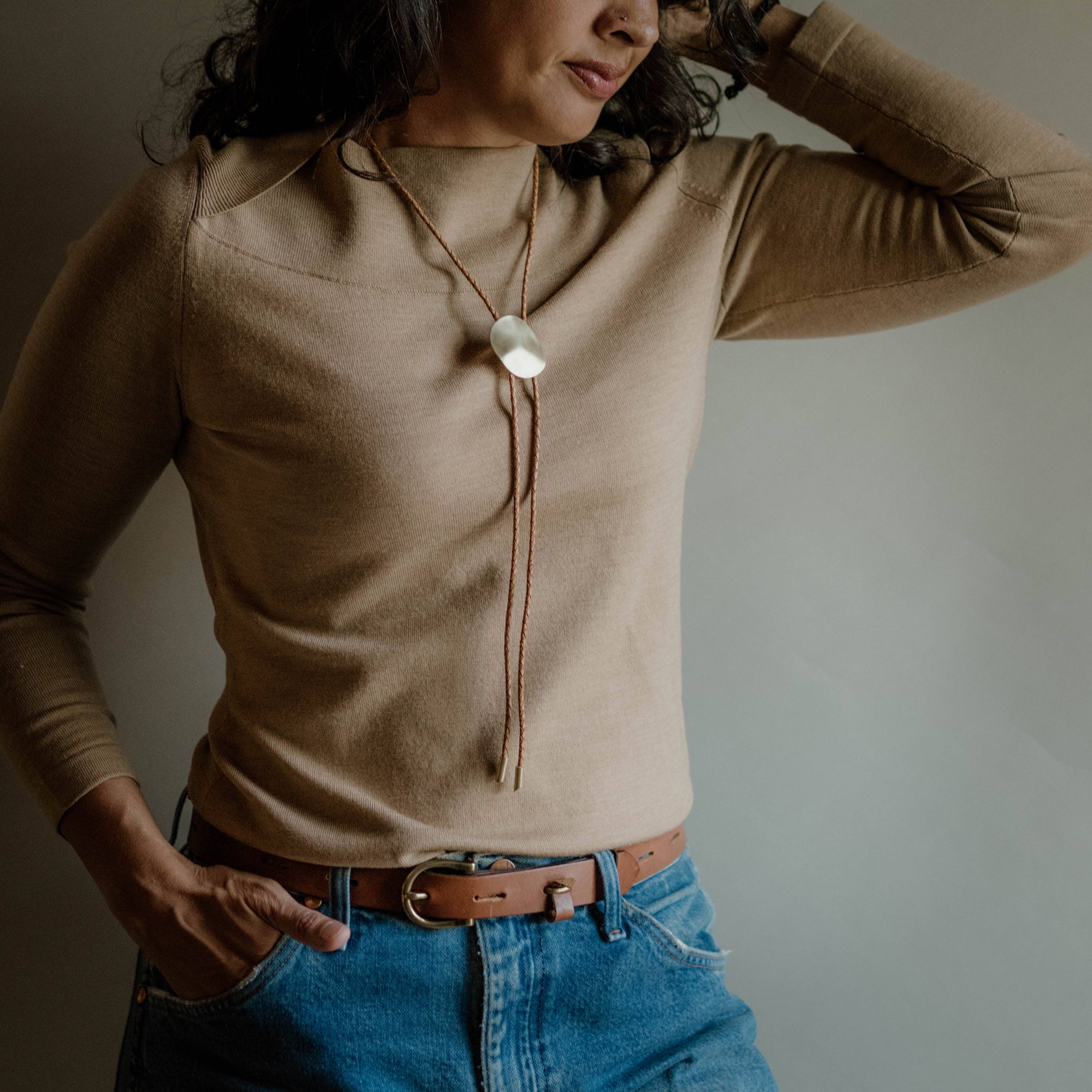 Commonform – Colar em Y/lariat por atacado – Gravata Giza Bolo6