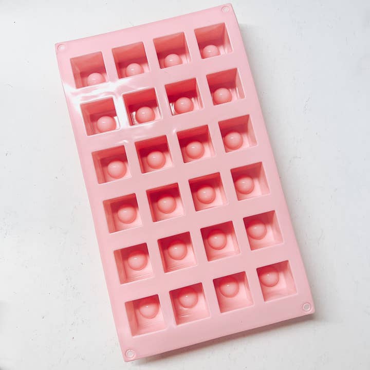 TLLC Supplies - Wholesale Craft Supplies - 24 Cavity Indented Single Block Silicone Mould2