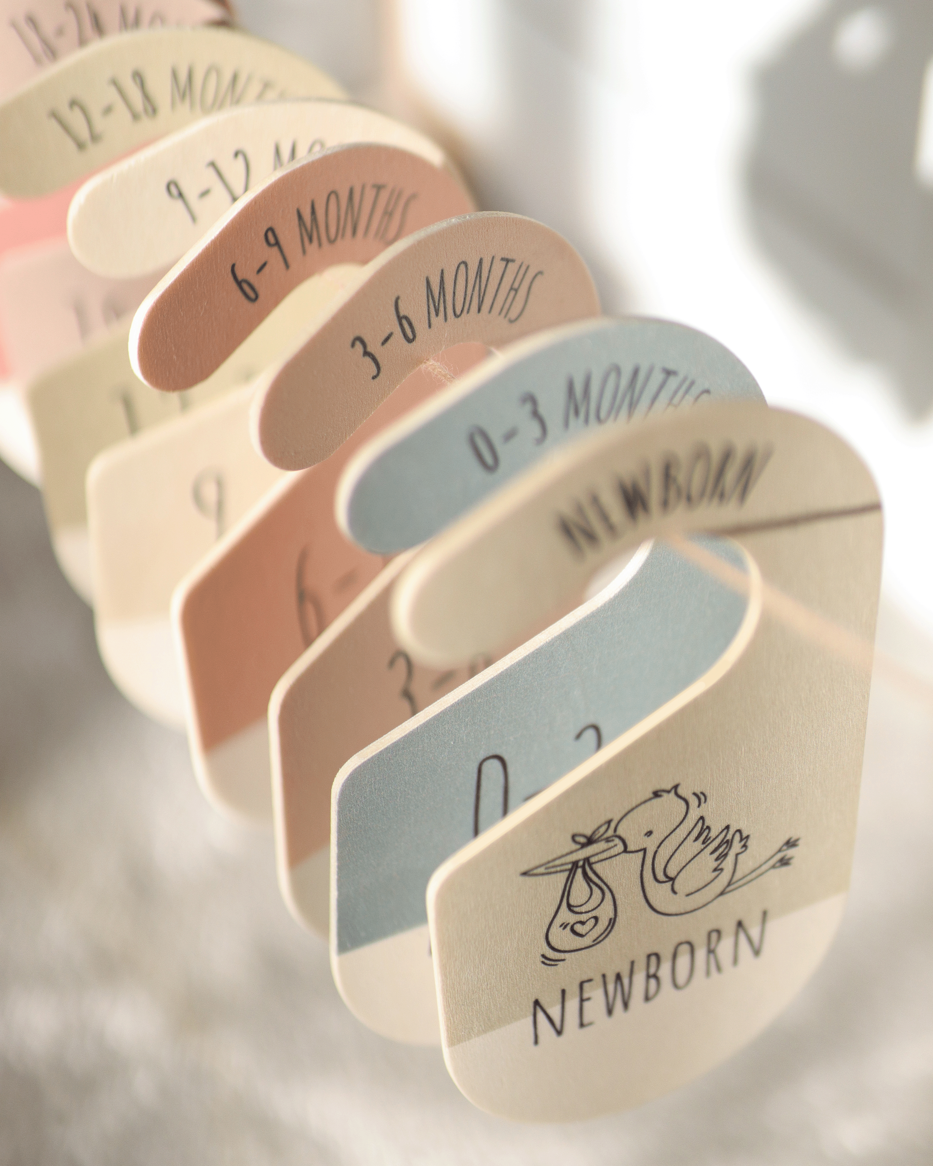 Leib Games – Cabides por atacado – Divisores de Madeira para Guarda-Roupas de Bebê, Organizadores para Armário Infantil7