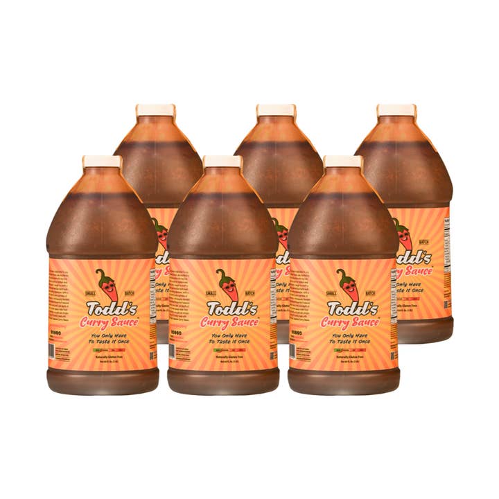 Todd's Curry Sauce Mild 64oz for wholesale by Todd's Curry Sauce