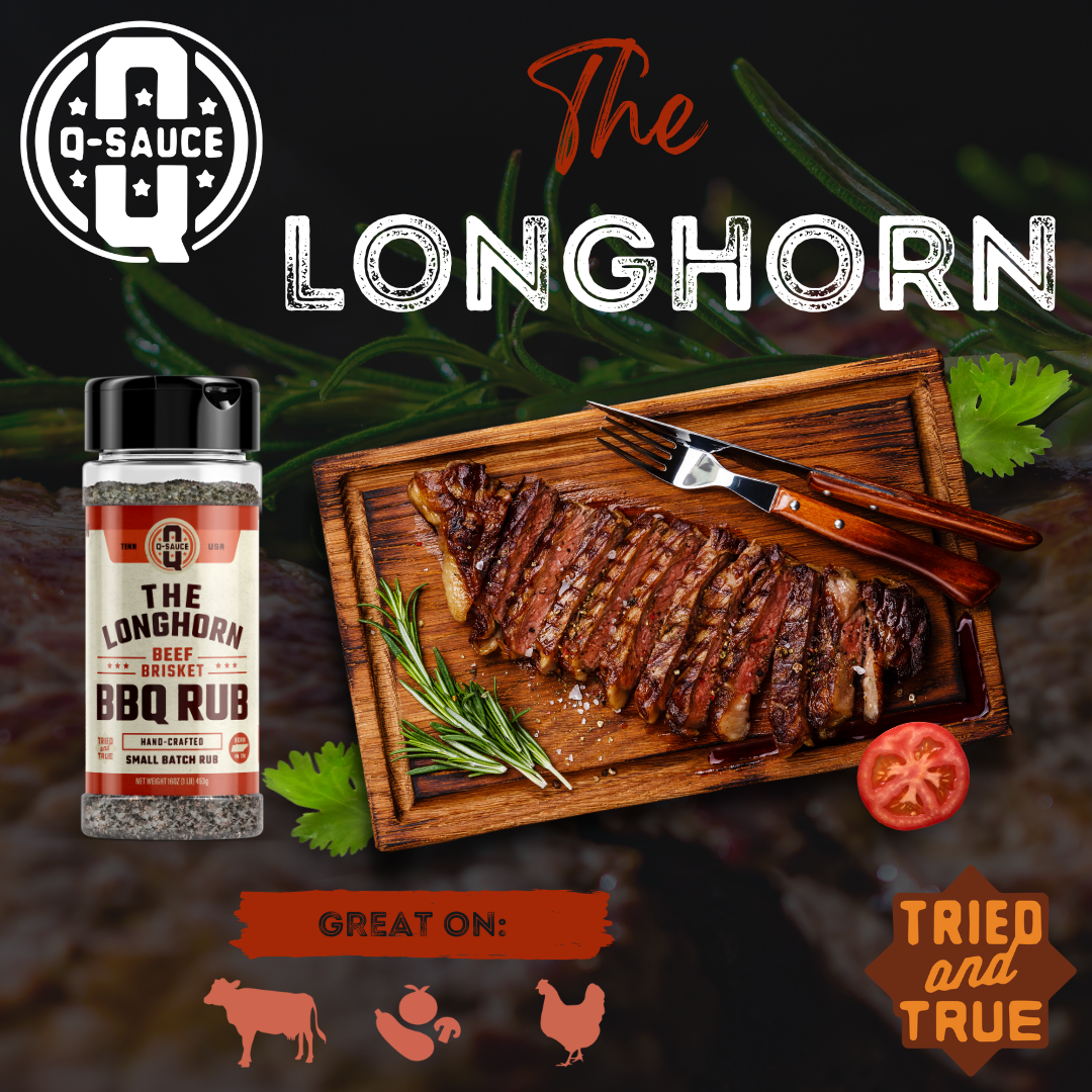 Q Sauce - Wholesale Rub - The Longhorn Brisket Rub (Half Case)2