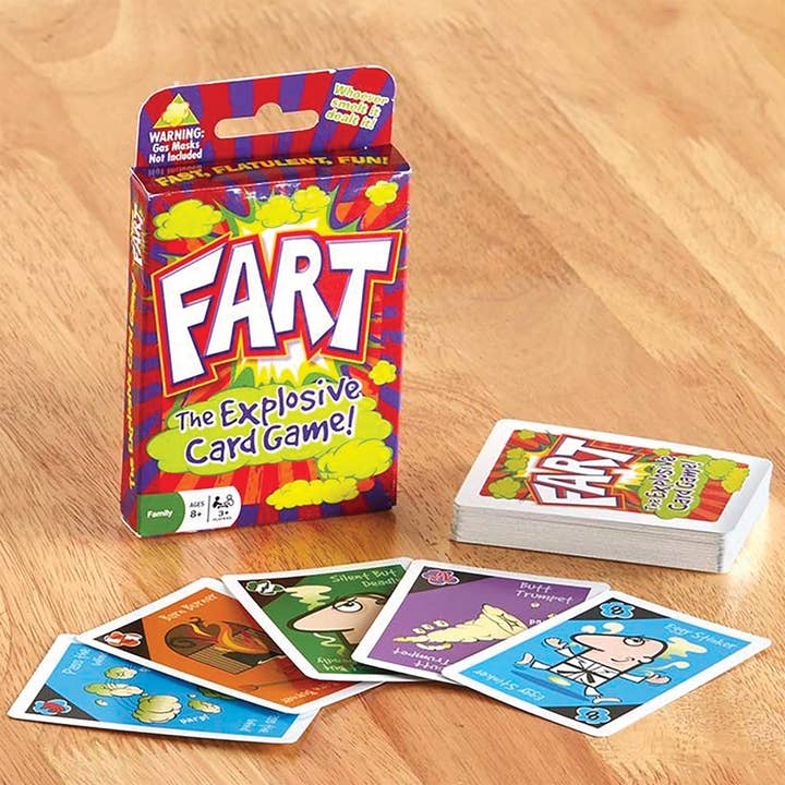Outset Games and Cobble Hill Puzzles - Wholesale Card Game - 💨 Fart Card Game – Compact Edition! 🤣🎴