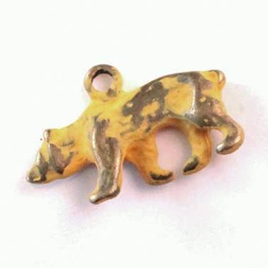 Bear Charm Bracelet, Necklace, or Charm Only for wholesale by Gleeful Peacock