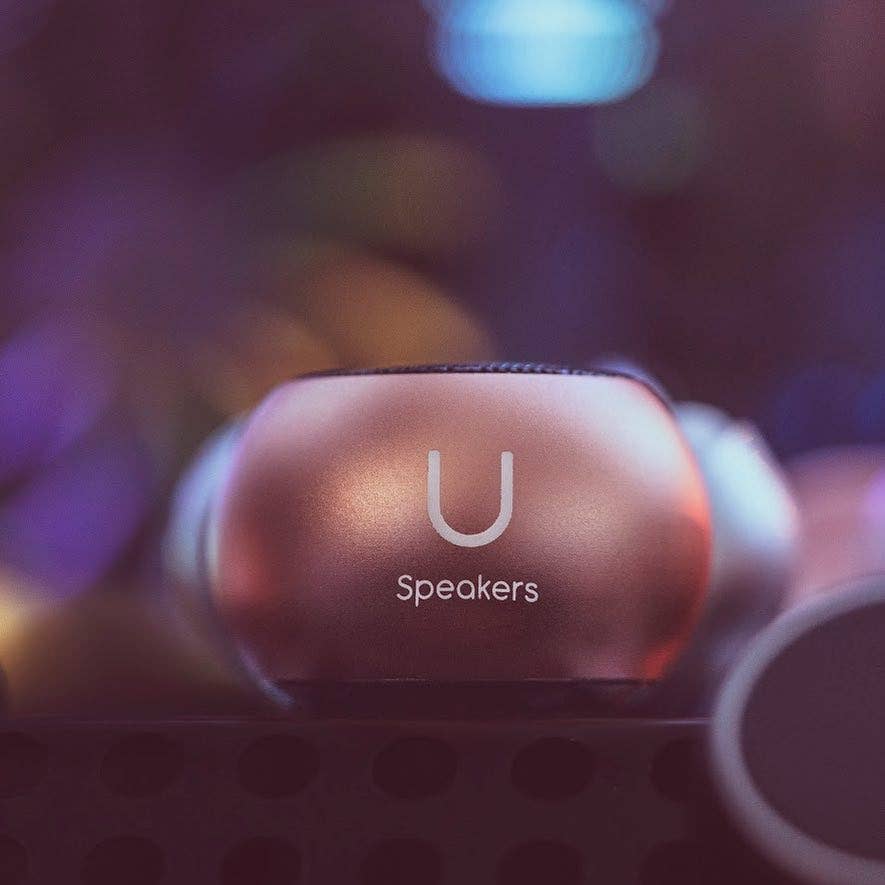 FashionIt – wholesale Speakers – U Mini Portable Bluetooth Speaker Classic Rose Gold2