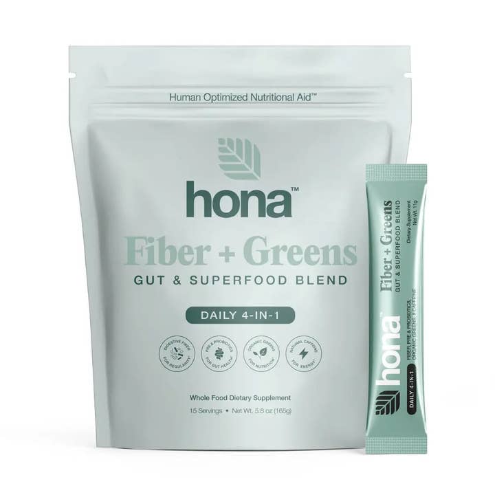 Hona Fiber + Greens Go-Packs (15 Servings) for wholesale by Hona Fiber & Greens