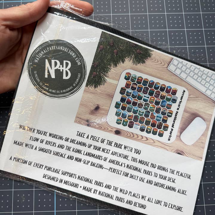 National Parks and Beyond - Wholesale Mousepad/Trackpad - All 63 National Parks Neoprene Mouse Pad6