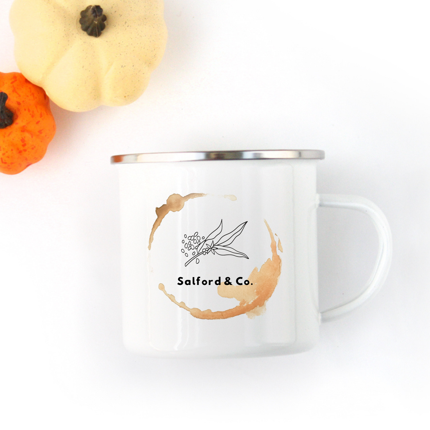 With Love Louise - Vendita all'ingrosso Tazza - Tazza da campo smaltata personalizzata per il tuo marchio: il tuo logo qui2