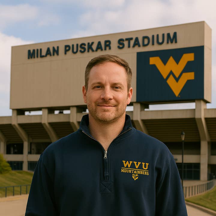 West Virginia Mountaineers 1/4 Reißverschluss-Sweatshirt für den Großhandel von Turnovers Inc