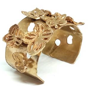 Schmetterlings-Armreif aus Messing für den Großhandel von Thomas Ayers Jewellery