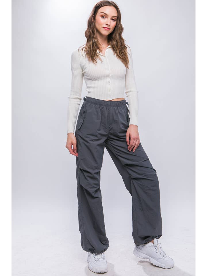 42POPS - Wholesale Pants - Women's - .SI-25472 Loose Fit Parachute Pants2