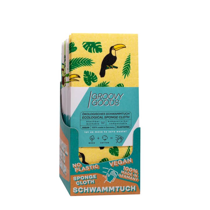 Ecological Sponge Cloth, SET Best of #3 für den Großhandel von Groovy Goods