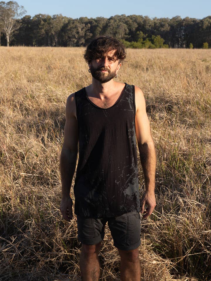 Textural Tank - Black for wholesale by IDIS