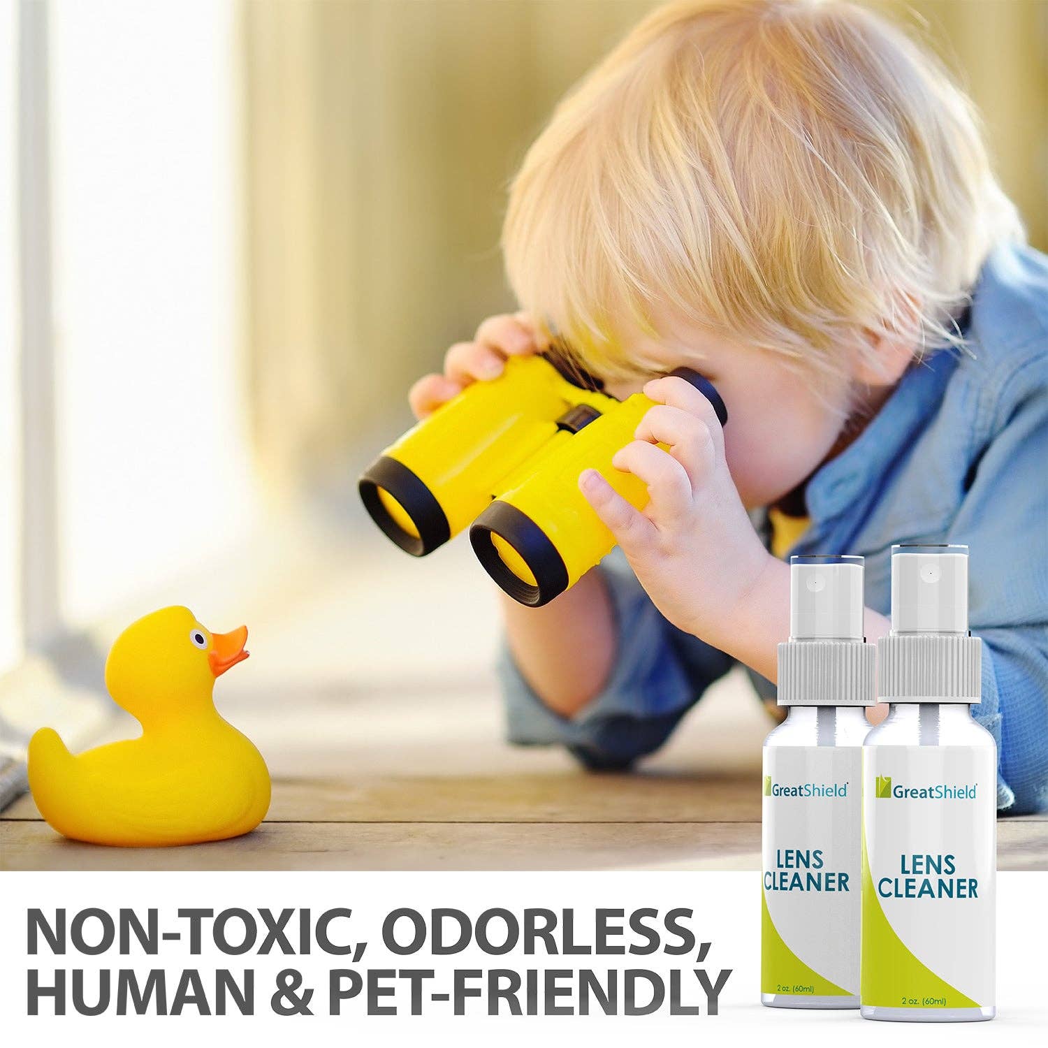 Fosmon - Wholesale Lens Cleaner - GreatShield Lens Cleaner Spray Kit with Microfiber Cloths3