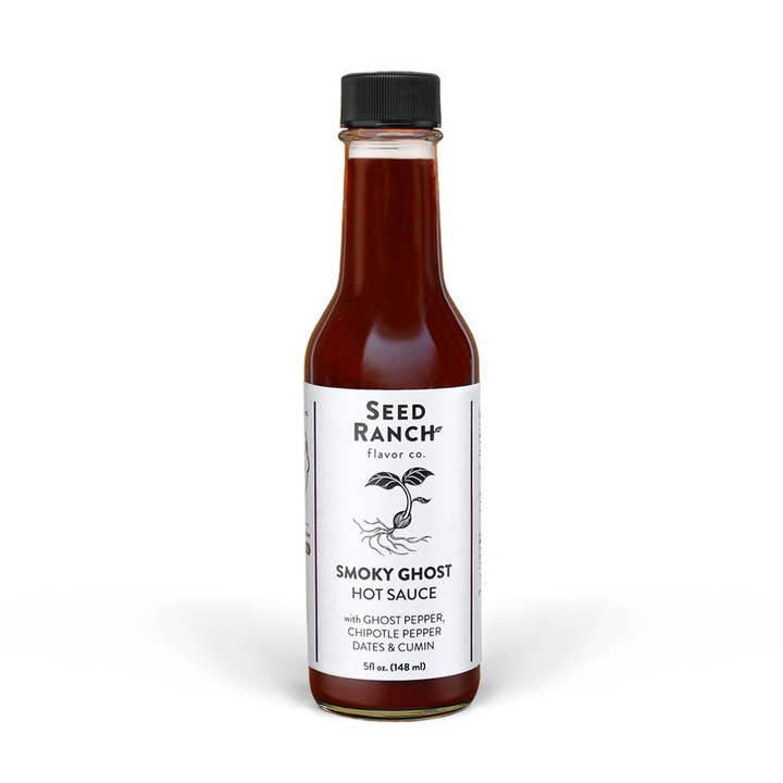 Smoky Ghost Hot Sauce for wholesale by Seed Ranch Flavor Co