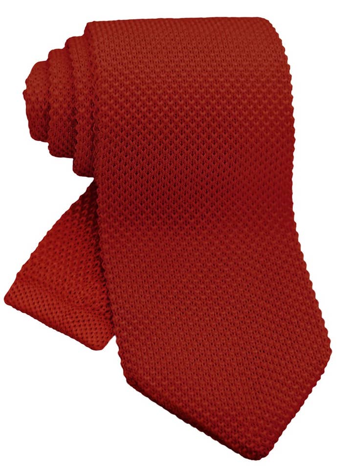 CRAVATE À POIS ROUGE GRENAT pour la vente par Josvil