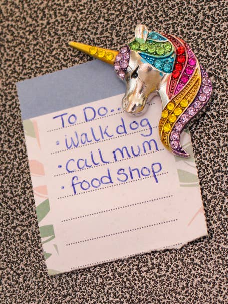 Unicorn Head Diamante Magnet for wholesale by Wildtouch