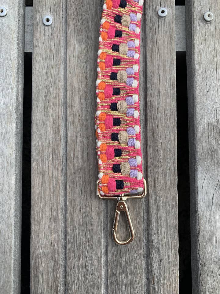 Bandolera para bolso - Glitter Pink para venta al por mayor de Bazar Atelier Sablon