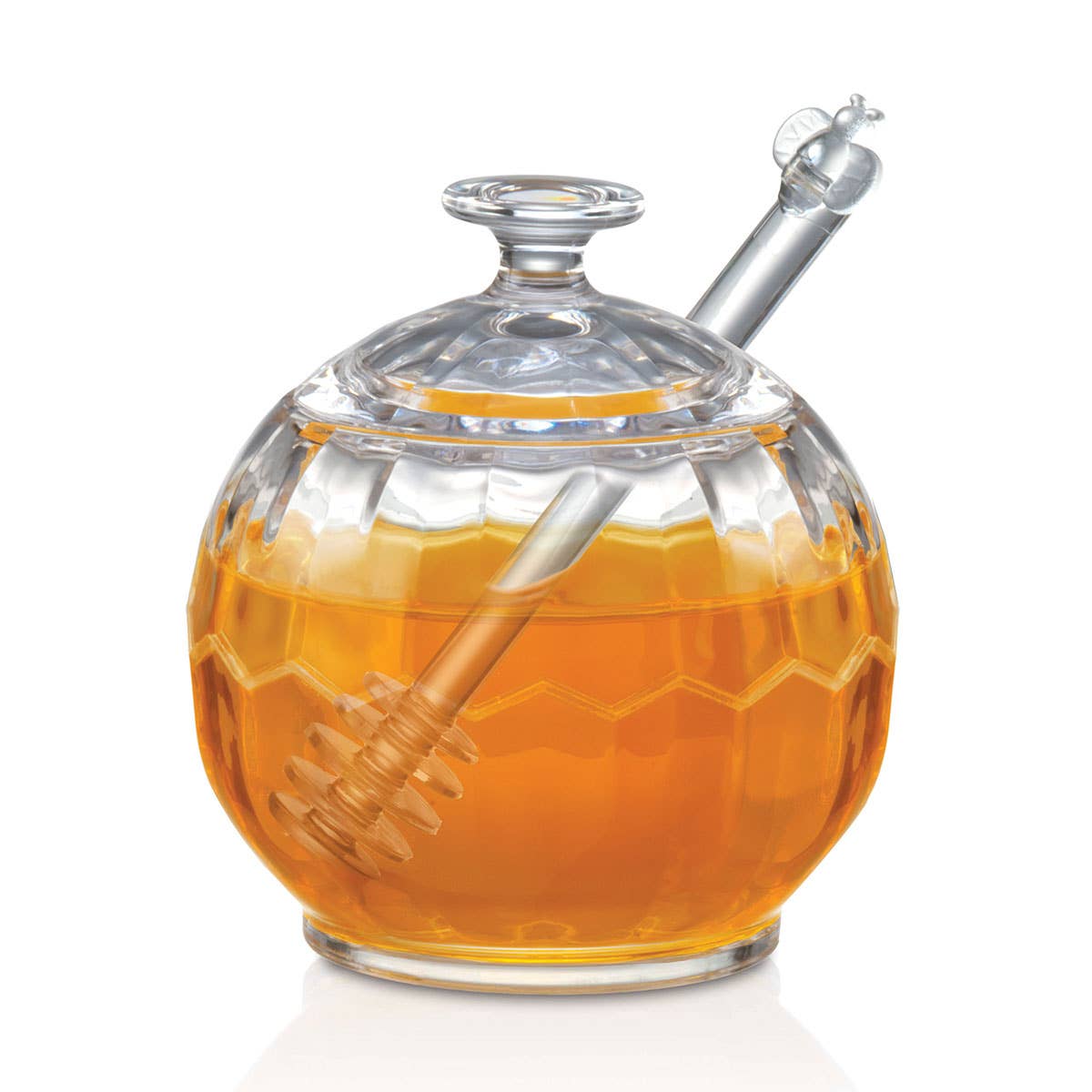 Prodyne - Wholesale Honey Pot - Honey Please™ Acrylic Honey Jar With Dipper1