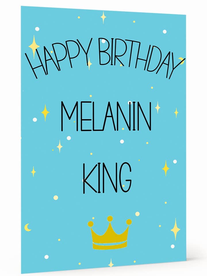 Happy Birthday Melanin King for wholesale by In Ya Feelings