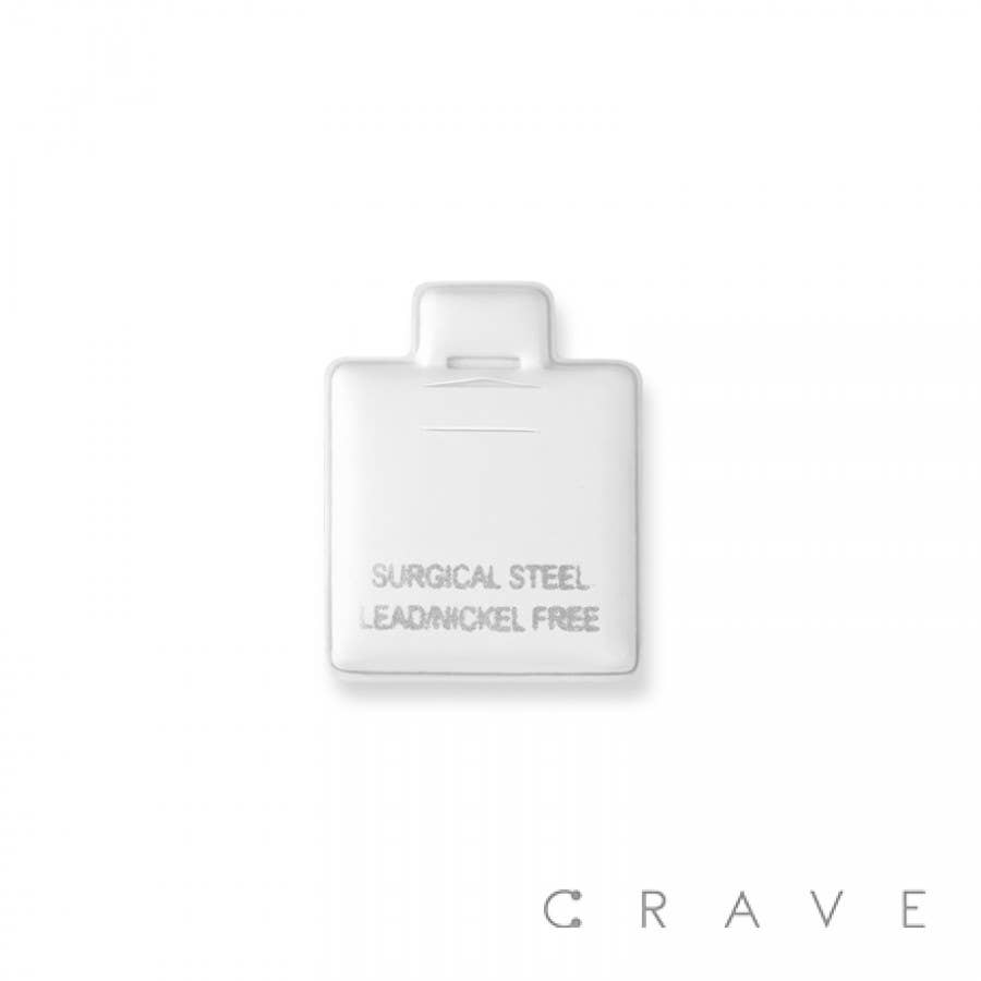 CRAVE - Vente Supports et présentoirs à bijoux - CARTE À BIJOUX POUR LE CORPS | BLANCHE0