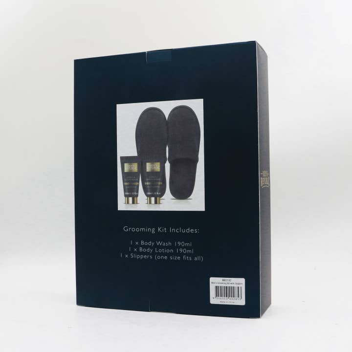 Men's Republic - Wholesale Bath & body set – Men’s - Men's Republic Grooming and Slippers Kit4