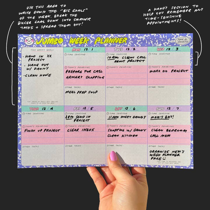 kuru731 - Wholesale Planner - Jumbo Week Planner2
