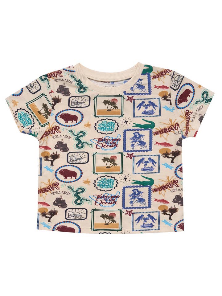 Theo-T-shirt-Aventura Estampada por atacado de Pearson & Pearson