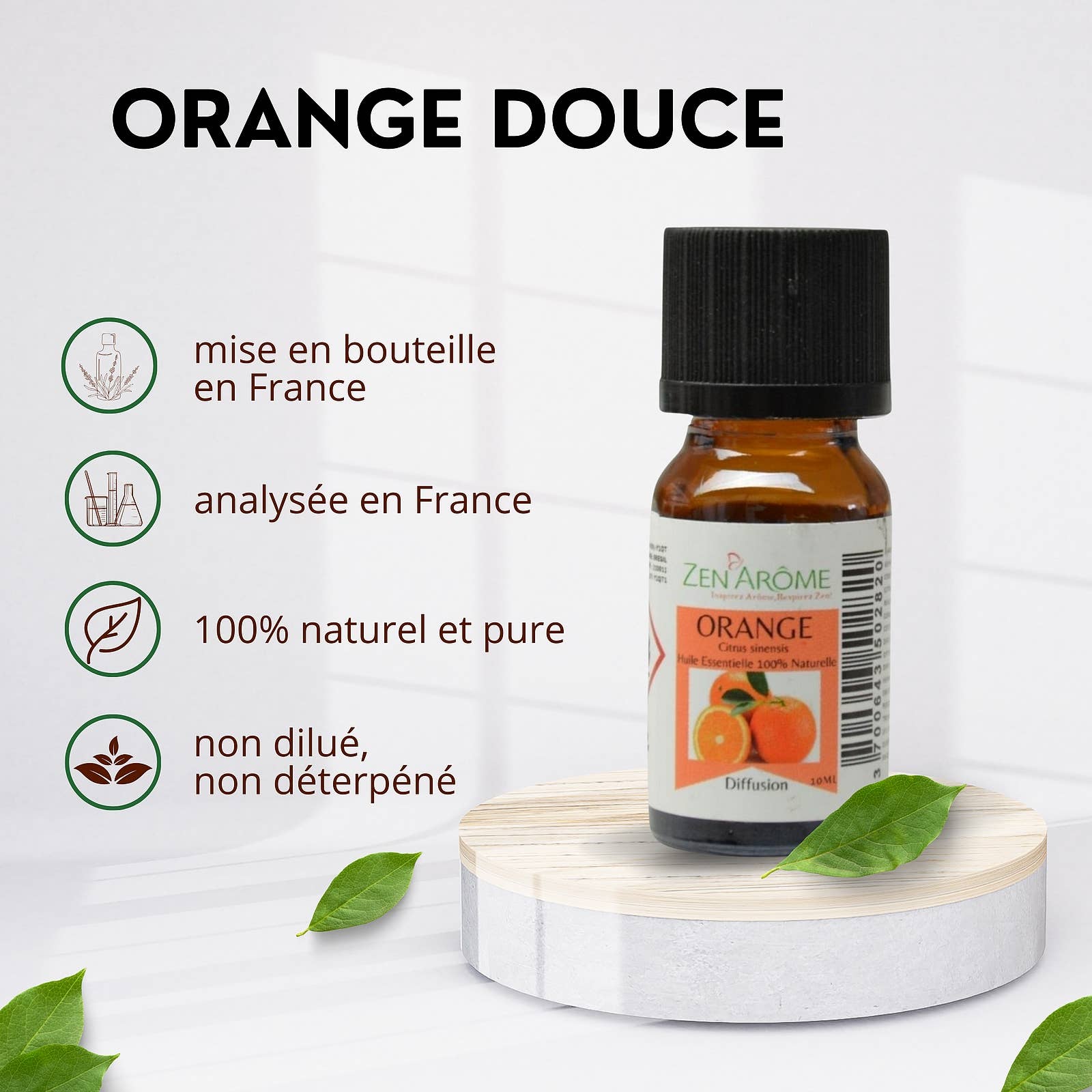 Zen'Arôme - Wholesale Essential Oil - Sweet Orange Essential Oil - 100% Natural - 10ml1