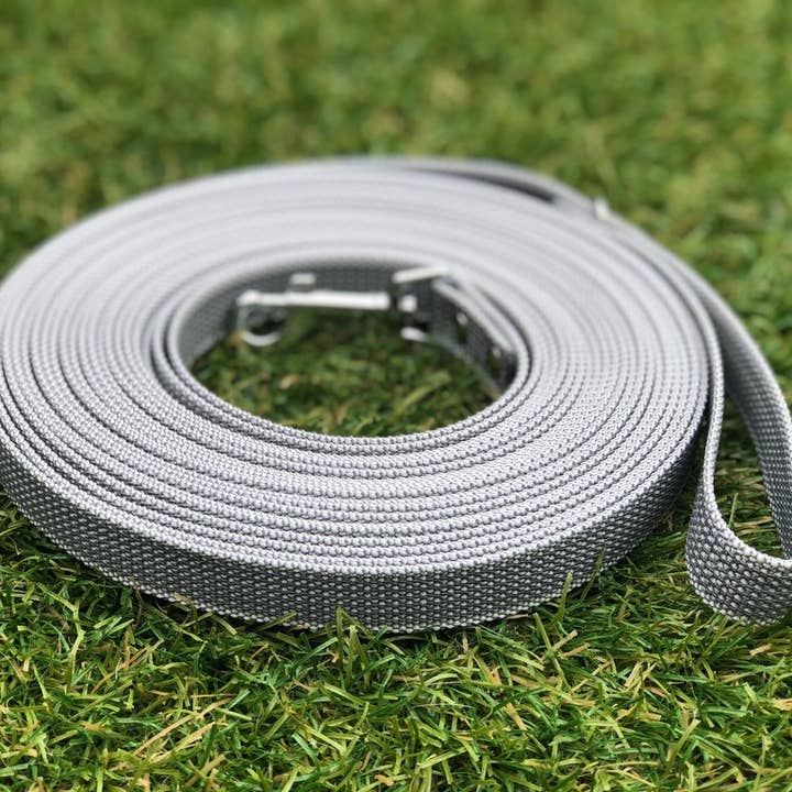 Dog Leash - Non-Slip Leash - Grey - Training - Tracking Line for wholesale by Four Paws Boutique