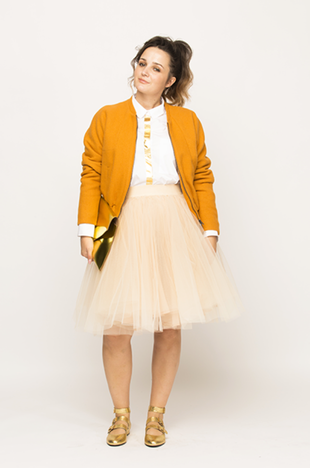 Sylvie Muller - Wholesale Skirt - Women's - Champagne Over the Knee tutu2