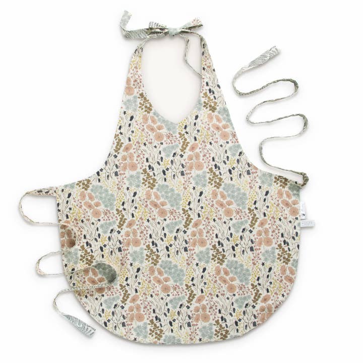 Flowerie - Wholesale Apron - The Bonnie Apron | Reversible Fern & Floral Full Apron2