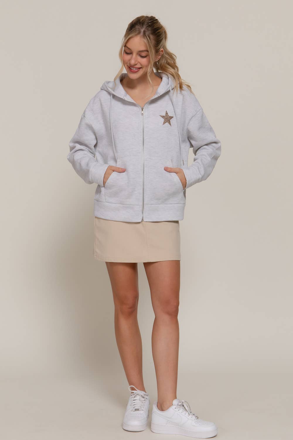 Active Basic | Active USA - Wholesale Hoodie - Women's - Long Sleeve Front & back Print Zip-Up Hoodie Jacket19