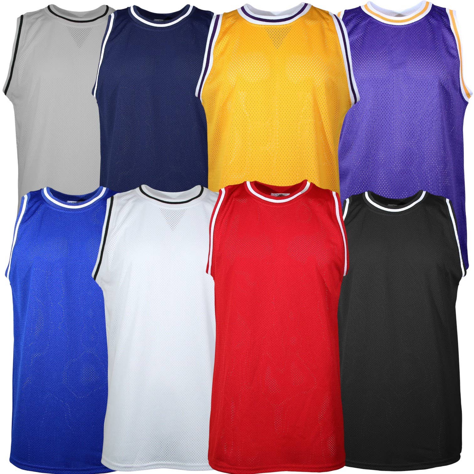 Lime Tree Clothing Inc. - Wholesale Team Sports Jersey - Men's - Basketball Jersey Heavyweight Mesh Hip Hop Baggy Style S-3XL3