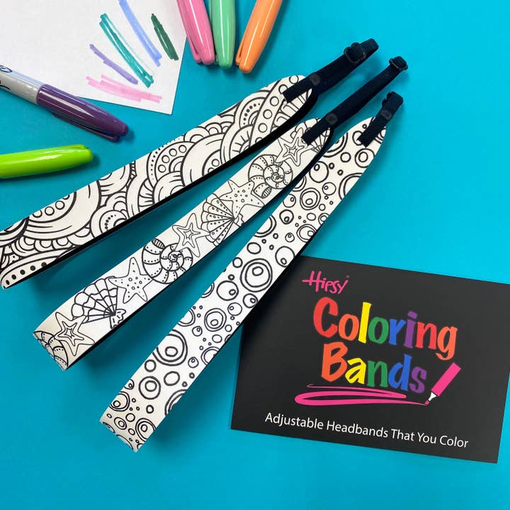 Hipsy Coloring Bands - Fascia per capelli antiscivolo regolabile in stile nautico per la vendita all'ingrosso da parte di Hipsy