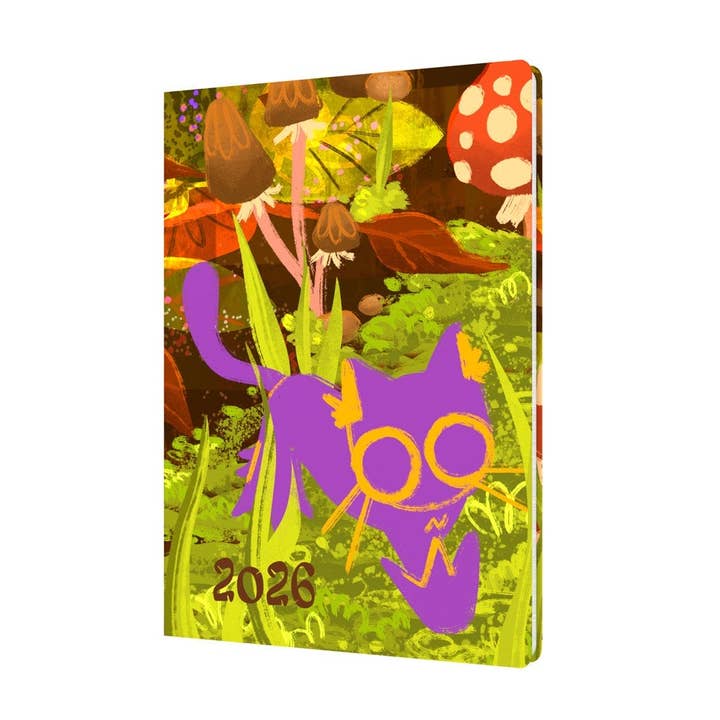 Bella Ramsay Kat - A5 Ugeoversigt - Dagbog - 2026 Kalenderårsplanlægger for engroshandel hos Collins Debden