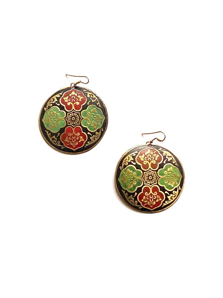 DHALIA EARRING for wholesale by DIWALI PARIS