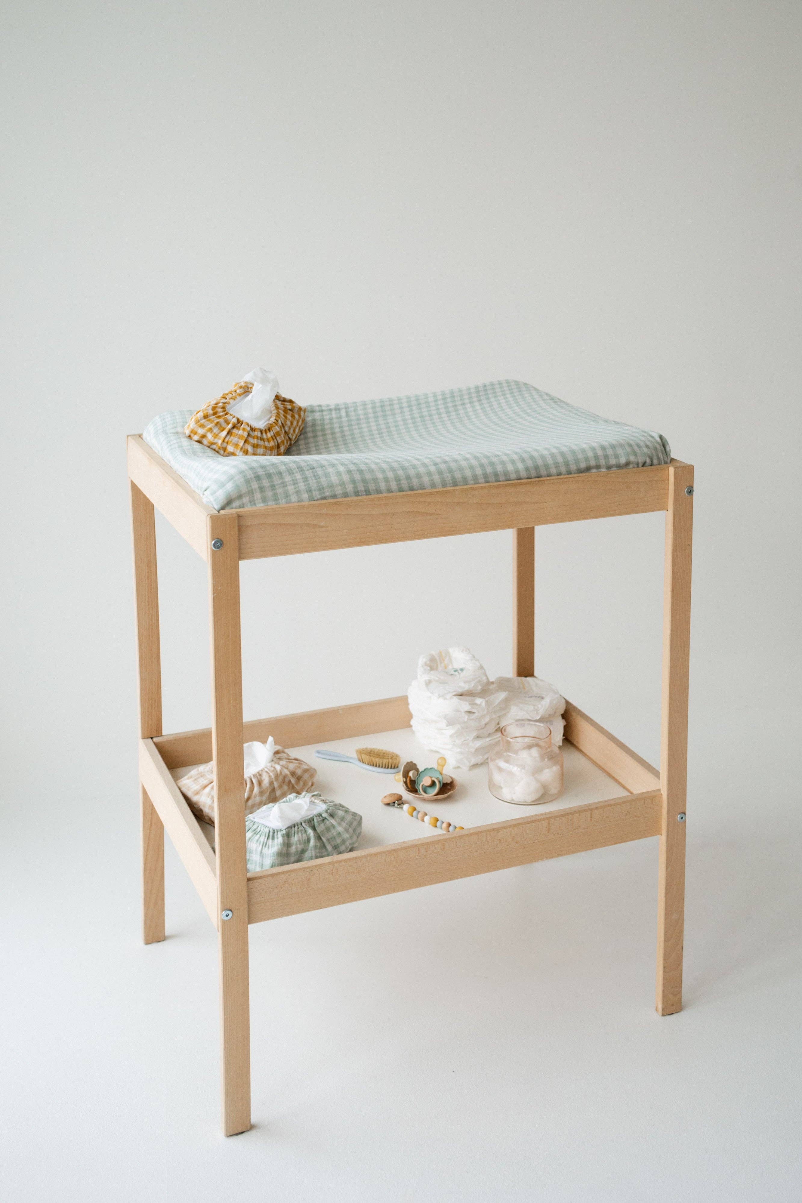 TISU - Wholesale Diaper Caddy - Baby - TISU baby wipes cover, Gingham Collection7