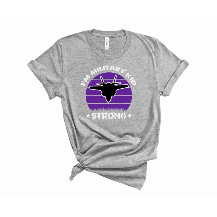 Military Kid Strong- Graphic Tee for wholesale by Jasie Blanks