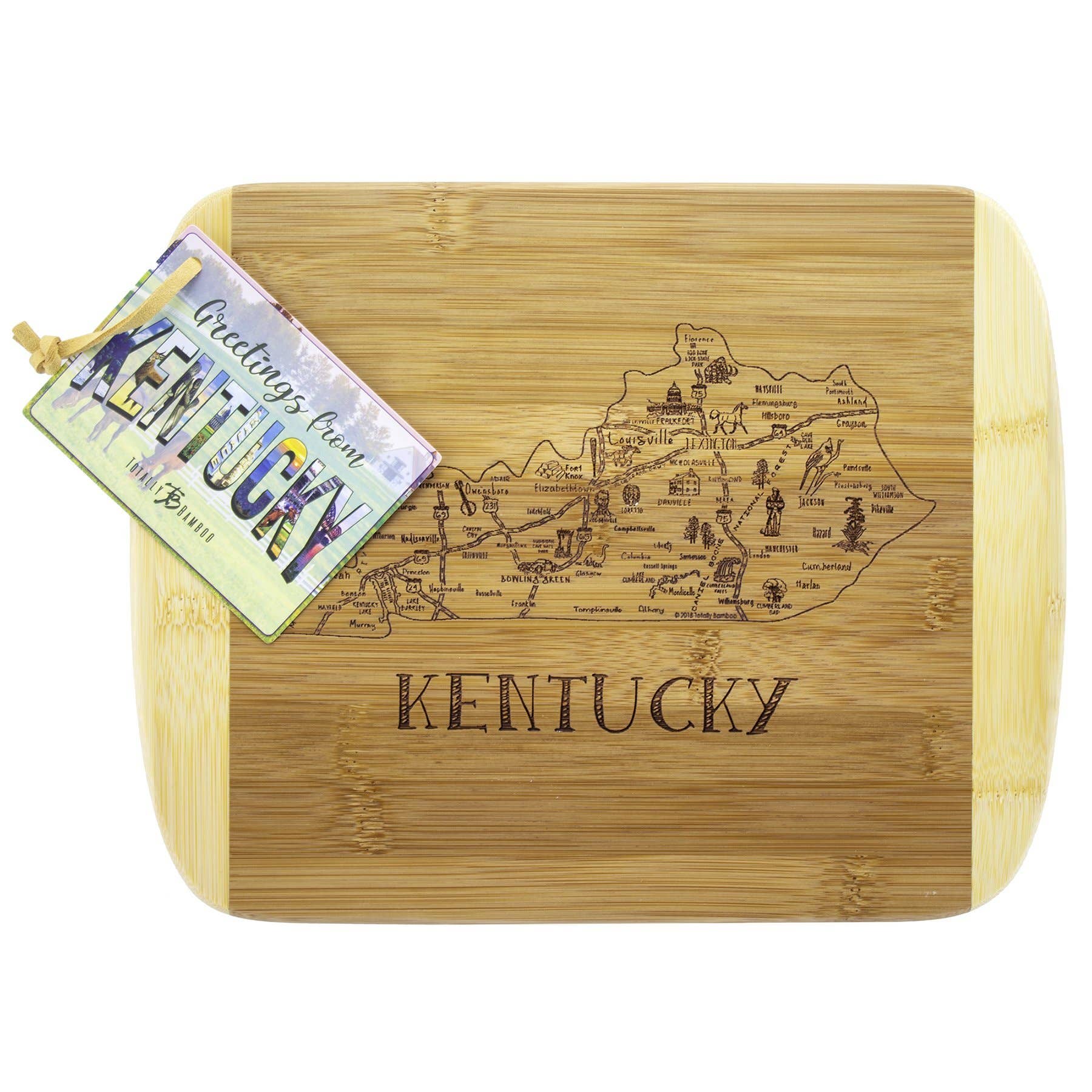 Totally Bamboo - Wholesale Cutting Board - A Slice of Life Kentucky Cutting & Charcuterie Board1