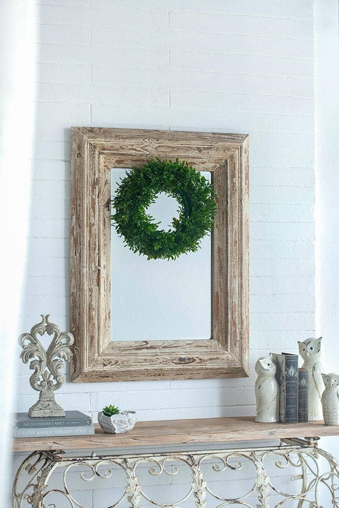 A&B Home Group Inc. – wholesale Wreath – S/2 Greenery Wreath 4S/CTN L:16x2.5x16" S:12x2x12"7
