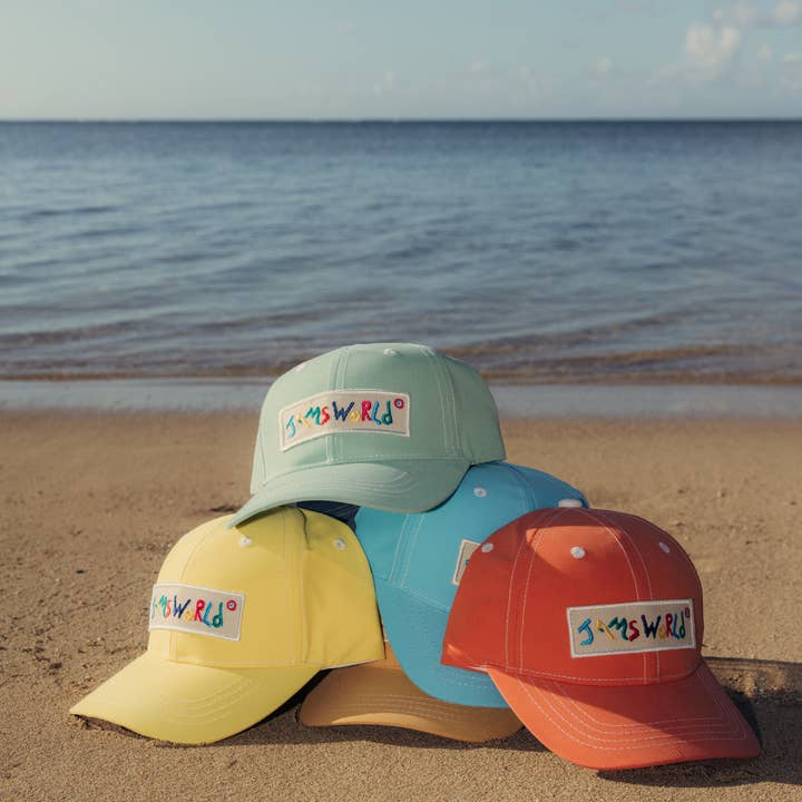 Jams World Ensfarvet Ferskenfarvede Kasketter for engroshandel hos JAMS World