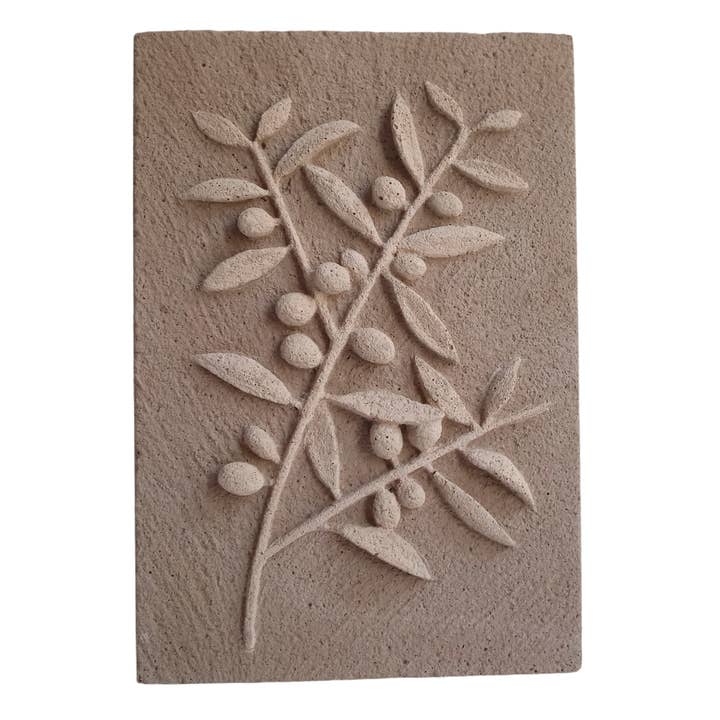 sculptuur van steen Olivier voor wholesale door Relief de Pierre