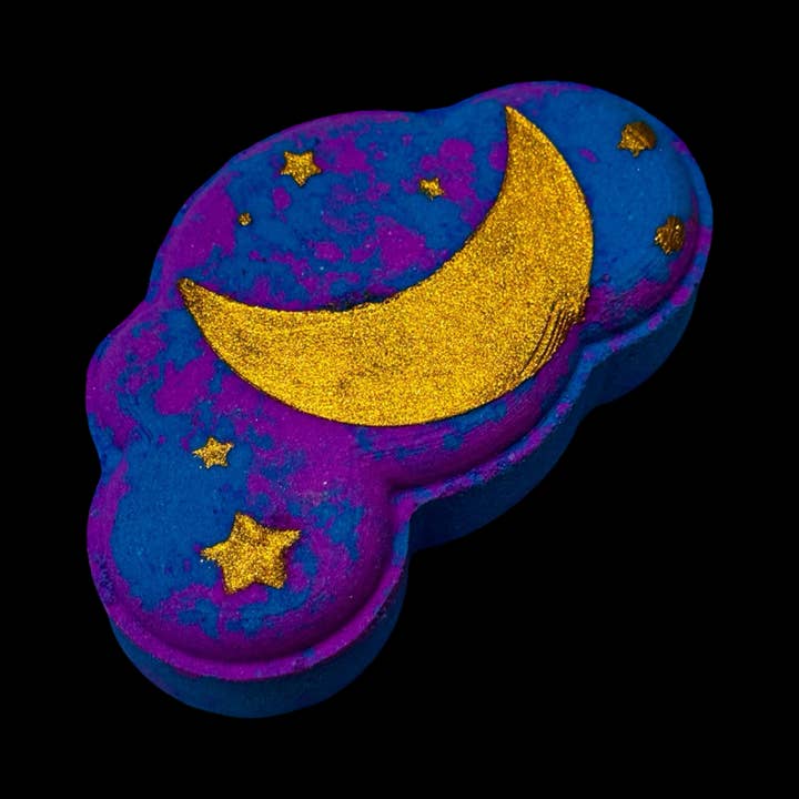 Phoenix Bath and Body - Wholesale Bath bomb/fizz - Brazillian Bum Bum Type* Cloud Bath Bomb - Painted - + Purple/Silver Embeds1