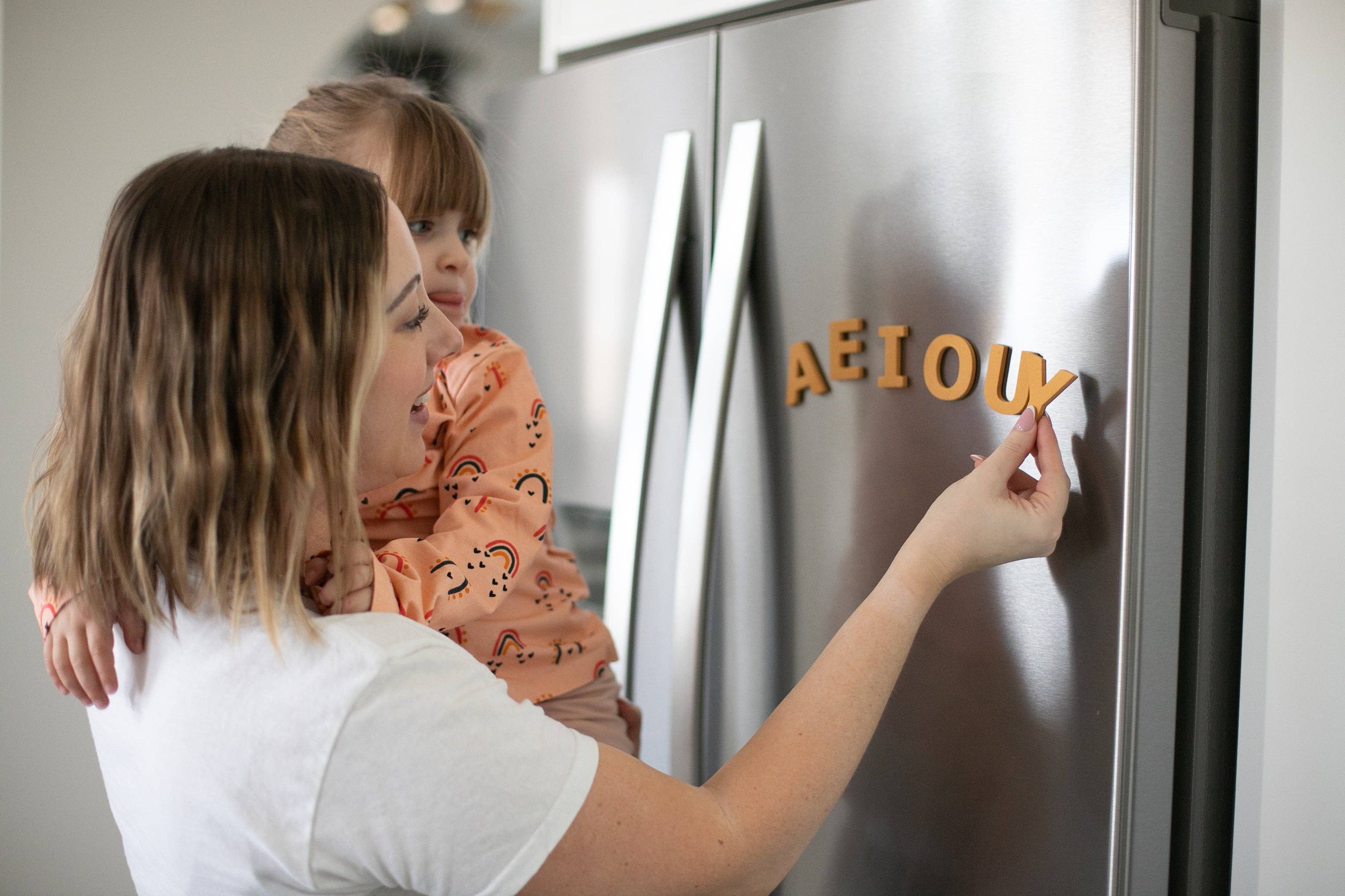 GALE TOTS - Wholesale Magnet - Kids & Baby - 135 Pcs Magnetic Letters and Numbers (Boho Pastels)3