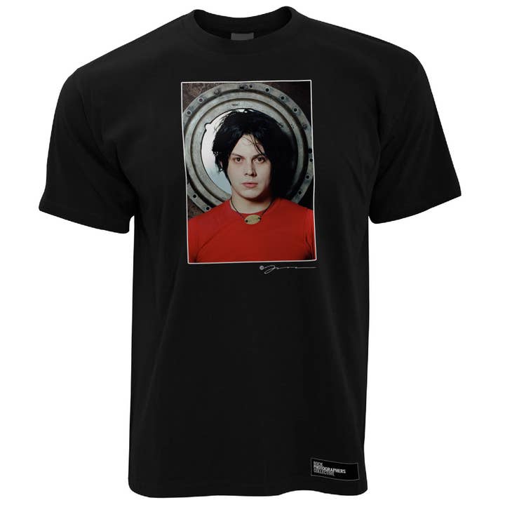 Camiseta masculina Jack White - retrato colorido (JB) por atacado de Rock Photographers Collective