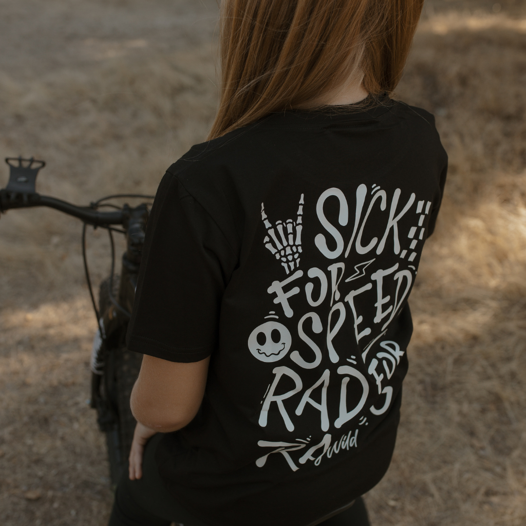 Strictly Wild - Wholesale Screen Printed T-Shirt - Kids - Sick For Speed Rad For Racing T-Shirt2
