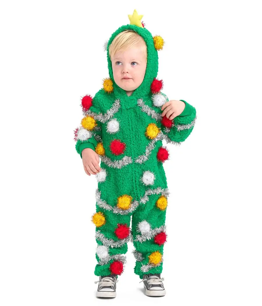Tipsy Elves - Wholesale Jumpsuit - Baby - Oh Christmas Tree Onesie - Baby & Toddler Christmas Jumpsuit2