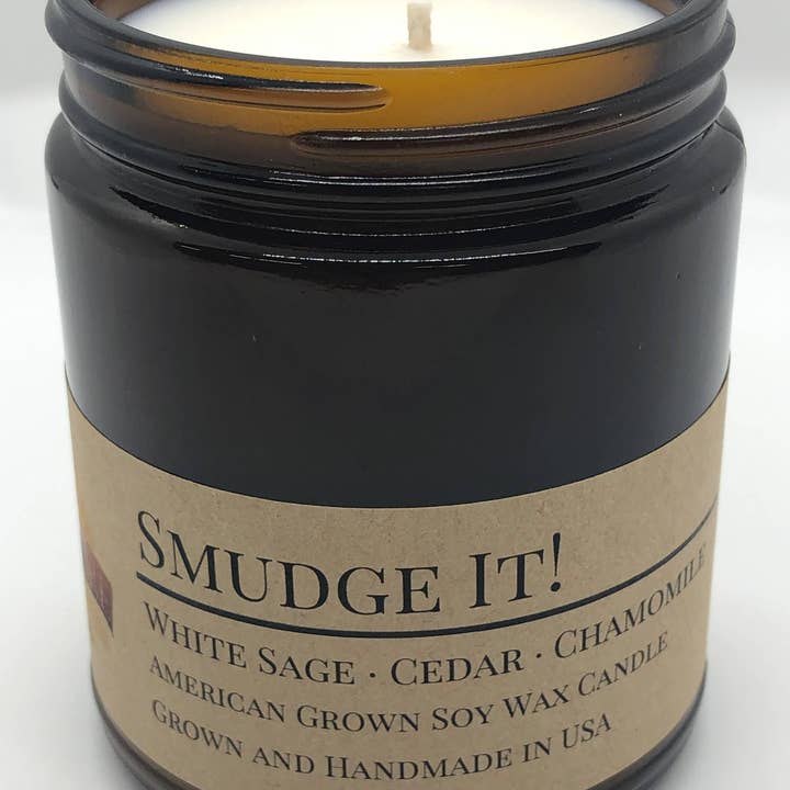 VIAI Beauty - Venta al por mayor Velas en tarros - ¡Difumínalo! Vela de cera de soja | Tarro ámbar de boticario de 9 oz3