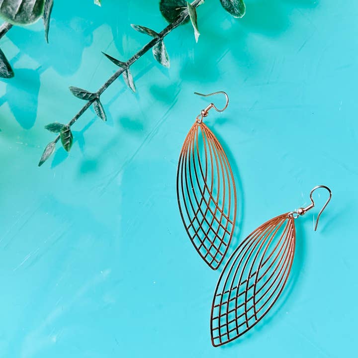 Dear Darlington - Wholesale Dangle Earrings - Lace Leaf Earrings6